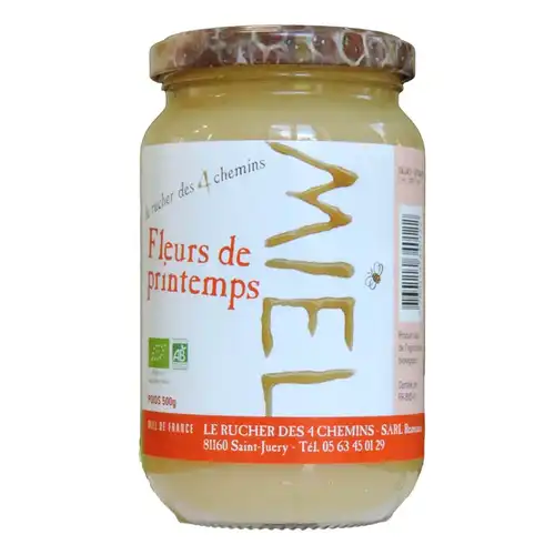 Miel de fleurs de printemps 500